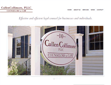 Tablet Screenshot of cullencollimore.com